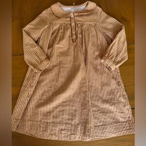 Edgehill Collection Litle Girls Dress Peter Pan Collar A Line Size 6x